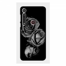 Чехлы с Цветами для Мото G8 Плюс (VPrint) Черная роза - купить на Floy.com.ua