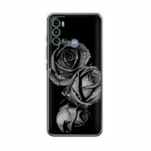 Чехлы с Цветами для Мото G60 (VPrint) Черная роза - купить на Floy.com.ua