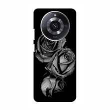 Чехлы с Цветами для Реалми 11 (VPrint) Черная роза - купить на Floy.com.ua