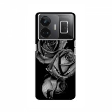 Чехлы с Цветами для RealMe GT Neo 5 (VPrint) Черная роза - купить на Floy.com.ua