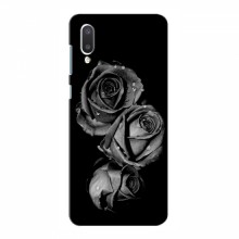Чехлы с Цветами для Самсунг А02 (2021) (VPrint) Черная роза - купить на Floy.com.ua