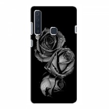 Чехлы с Цветами для Samsung A9 2018 (VPrint) Черная роза - купить на Floy.com.ua