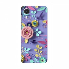Чехлы с Цветами для Samsung Galaxy A04 Core (VPrint) Цветочный дизайн - купить на Floy.com.ua