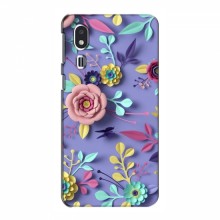 Чехлы с Цветами для Samsung Galaxy A2 Core (VPrint) Цветочный дизайн - купить на Floy.com.ua