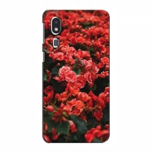 Чехлы с Цветами для Samsung Galaxy A2 Core (VPrint) Цветы красные - купить на Floy.com.ua