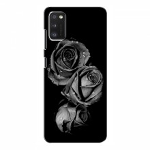 Чехлы с Цветами для Самсунг А41 (VPrint) Черная роза - купить на Floy.com.ua