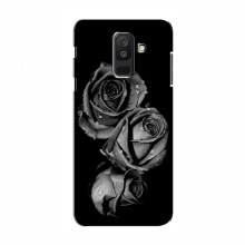 Чехлы с Цветами для Samsung A6 Plus 2018, A6 Plus 2018, A605 (VPrint) Черная роза - купить на Floy.com.ua