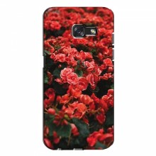 Чехлы с Цветами для Samsung A7 2017, A720, A720F (VPrint) Цветы красные - купить на Floy.com.ua