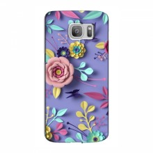 Чехлы с Цветами для Samsung S7 Еdge, G935 (VPrint) Цветочный дизайн - купить на Floy.com.ua