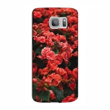 Чехлы с Цветами для Samsung S7 Еdge, G935 (VPrint) Цветы красные - купить на Floy.com.ua