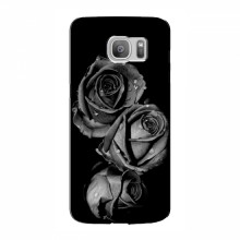 Чехлы с Цветами для Samsung S7 Еdge, G935 (VPrint) Черная роза - купить на Floy.com.ua