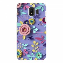 Чехлы с Цветами для Samsung J4 2018 (VPrint) Цветочный дизайн - купить на Floy.com.ua