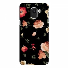 Чехлы с Цветами для Samsung J6 2018 (VPrint) Маленькие цветочки - купить на Floy.com.ua