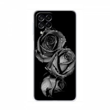 Чехлы с Цветами для Самсунг М53 (5G) (VPrint) Черная роза - купить на Floy.com.ua