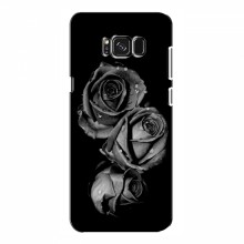 Чехлы с Цветами для Samsung S8, Galaxy S8, G950 (VPrint) Черная роза - купить на Floy.com.ua
