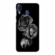 Чехлы с Цветами для Самсунг М20 (VPrint) Черная роза - купить на Floy.com.ua