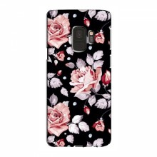 Чехлы с Цветами для Samsung S9 (VPrint) Цветочки на черном - купить на Floy.com.ua