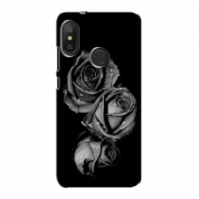 Чехлы с Цветами для Xiaomi Redmi 6 Pro (VPrint) Черная роза - купить на Floy.com.ua