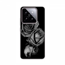 Чехлы с Цветами для Сяоми 14 (VPrint) Черная роза - купить на Floy.com.ua