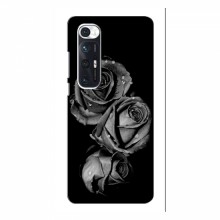 Чехлы с Цветами для Xiaomi Mi 10s (VPrint) Черная роза - купить на Floy.com.ua