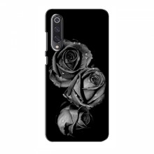 Чехлы с Цветами для Xiaomi Mi 9 SE (VPrint) Черная роза - купить на Floy.com.ua