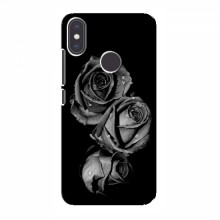 Чехлы с Цветами для Xiaomi Mi A2 (VPrint) Черная роза - купить на Floy.com.ua