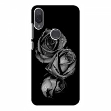 Чехлы с Цветами для Xiaomi Mi Play (VPrint) Черная роза - купить на Floy.com.ua