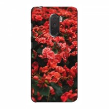 Чехлы с Цветами для Xiaomi Pocophone F1 (VPrint) Цветы красные - купить на Floy.com.ua