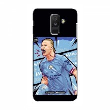 Чехлы с футболистом Ерли Холанд для Samsung A6 Plus 2018, A6 Plus 2018, A605 - (AlphaPrint)