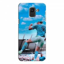 Чехлы с футболистом Ерли Холанд для Samsung J6 2018 - (AlphaPrint)