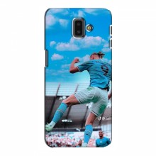Чехлы с футболистом Ерли Холанд для Samsung J6 Plus, J6 Плюс 2018 (J610) - (AlphaPrint)