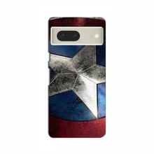 Чехлы с героями Марвел для Google Pixel 7 (VPrint) Щит Капитана Америки - купить на Floy.com.ua