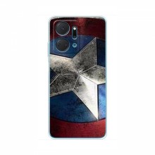 Чехлы с героями Марвел для Huawei Honor X7a (VPrint) Щит Капитана Америки - купить на Floy.com.ua