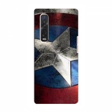 Чехлы с героями Марвел для OPPO Find X3 Pro (VPrint) Щит Капитана Америки - купить на Floy.com.ua