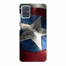 Чехлы с героями Марвел для Samsung Galaxy A51 (A515) (VPrint) Щит Капитана Америки - купить на Floy.com.ua