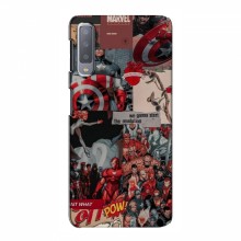 Чехлы с героями Марвел для Samsung A7-2018, A750 (VPrint) Марвел Комикс - купить на Floy.com.ua