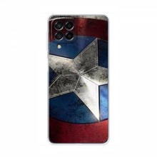 Чехлы с героями Марвел для Samsung Galaxy M32 (VPrint) Щит Капитана Америки - купить на Floy.com.ua