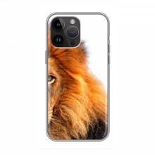Чехлы с картинками животных iPhone 14 Pro Лев грива - купить на Floy.com.ua