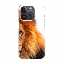 Чехлы с картинками животных iPhone 15 Pro Лев грива - купить на Floy.com.ua