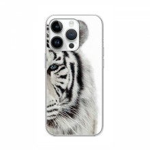 Чехлы с картинками животных iPhone 16 Pro Белый Тигр - купить на Floy.com.ua