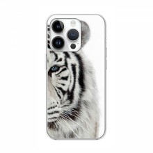 Чехлы с картинками животных iPhone 16 Pro Max Белый Тигр - купить на Floy.com.ua