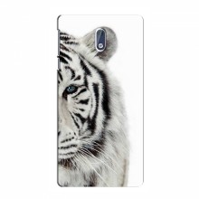 Чехлы с картинками животных Nokia 3.1 Белый Тигр - купить на Floy.com.ua