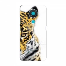 Чехлы с картинками животных Nokia 3.4 Леопард - купить на Floy.com.ua