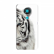 Чехлы с картинками животных Nokia 3.4 Белый Тигр - купить на Floy.com.ua