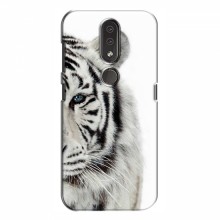 Чехлы с картинками животных Nokia 4.2 Белый Тигр - купить на Floy.com.ua