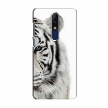 Чехлы с картинками животных Nokia 5.1 Plus (X5) Белый Тигр - купить на Floy.com.ua