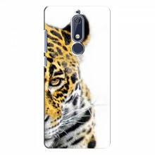Чехлы с картинками животных Nokia 5.1 Леопард - купить на Floy.com.ua