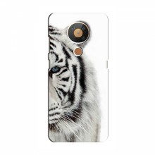 Чехлы с картинками животных Nokia 5.3 Белый Тигр - купить на Floy.com.ua