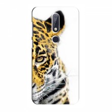 Чехлы с картинками животных Nokia 6.1 Plus Леопард - купить на Floy.com.ua