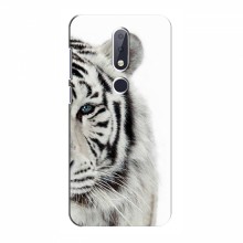 Чехлы с картинками животных Nokia 6.1 Plus Белый Тигр - купить на Floy.com.ua